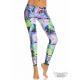 legging con cintura alta y estampado sublimado exclusivo abstracto en color morado