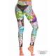 legging con cintura alta y estampado sublimado exclusivo pets multicolor